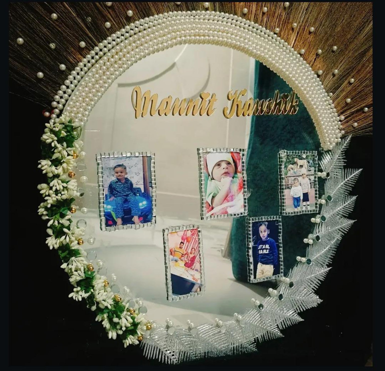 Customized Mirror Photo Frame