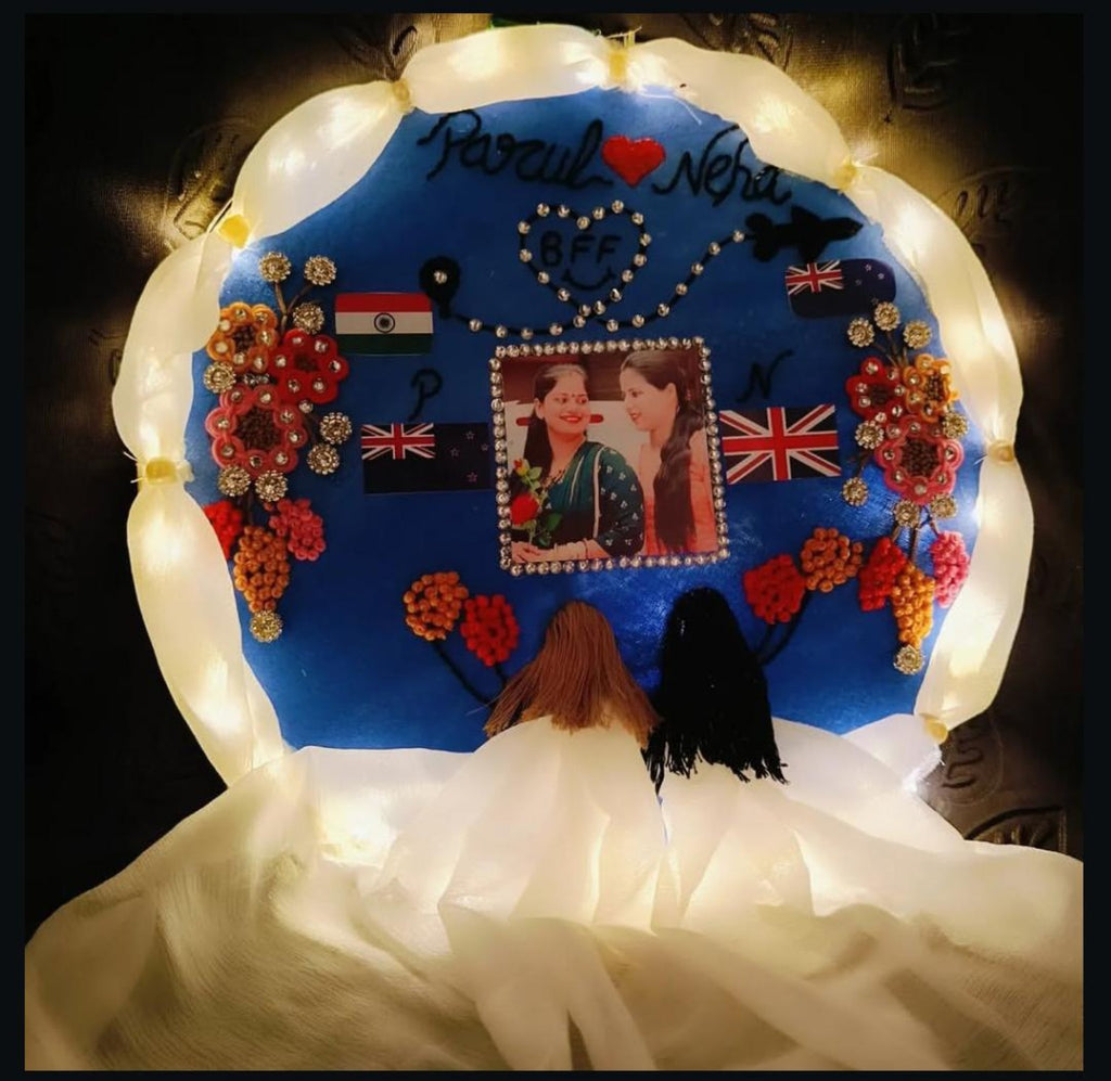 Customized Embroidery Friendship Frame