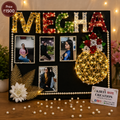 Customized String Art Photo Frame with LED Lights