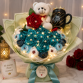 Customized Gift Bouquet with Teddy & Mug